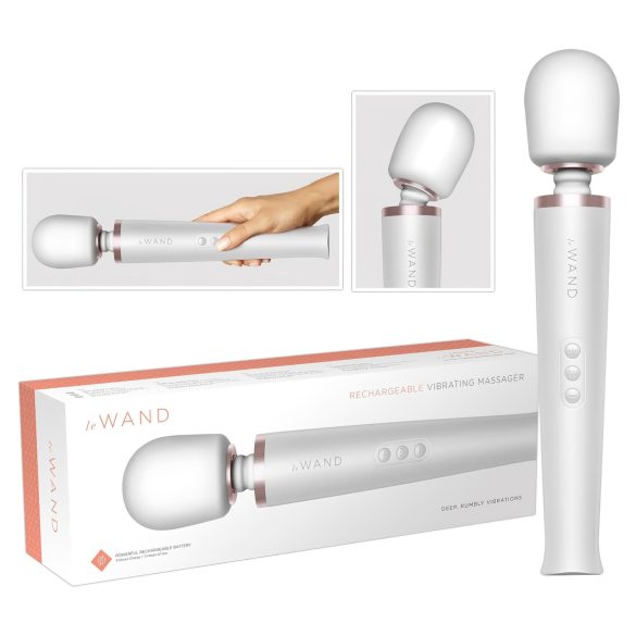 le Wand - ekskluzywny, bezprzewodowy masażer wibracyjny (biały)