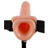 Pipedream - Fetyszystyczny Strap-on 7 - przypinany wibrator (naturalny)