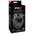 PDX Elite - silikonowy wibrator na penisa (czarny)