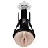 PDX Cock Compressor - ssący, wibrujący masturbator waginalny (czarny)