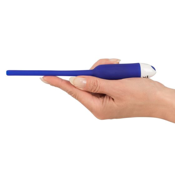You2Toys - DILATOR - wydrążony silikonowy wibrator cewki moczowej - niebieski (7 mm)