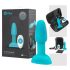 b-Vibe Rimming - obracający masujący wibrator analny (turkus)