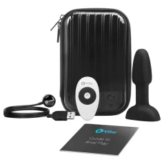   b-Vibe - wibrujący masażer analny z obrotowymi kulkami - czarny