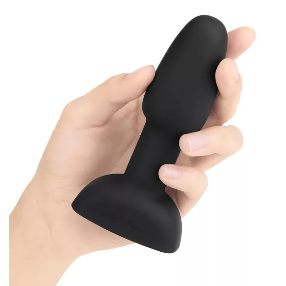 b-Vibe - wibrujący masażer analny z obrotowymi kulkami - czarny