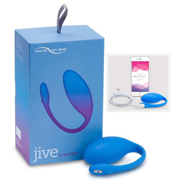 We-Vibe Jive - akumulatorkowe, inteligentne jajko wibrujące (niebieskie)