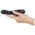 You2Toys - Bendy Ripple - żebrowany wibrator (czarny)