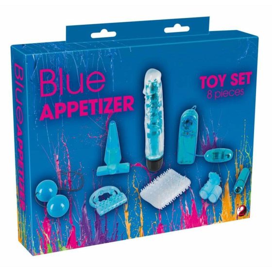 You2Toys - Blue Appetizer - zestaw wibratorów (8 części)