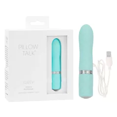  Pillow Talk Flirty - wibrator łechtaczkowy ładowany USB - turkusowy