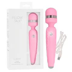   Pillow Talk Cheeky Wand - wibrator masujący na akumulator (różowy)