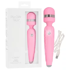   Pillow Talk Cheeky Wand - wibrator masujący akumulatorowy (różowy)