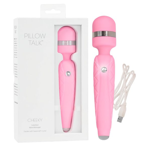 Pillow Talk Cheeky Wand - bezprzewodowy masażer wibracyjny (różowy)