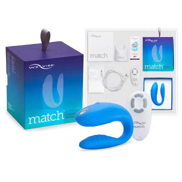 We-Vibe Match - wodoodporny, ładowalny wibrator dla par (niebieski)