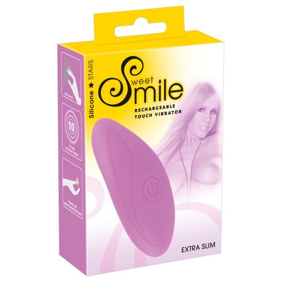SMILE Touch - ładowalny, elastyczny wibrator łechtaczkowy (fioletowy)