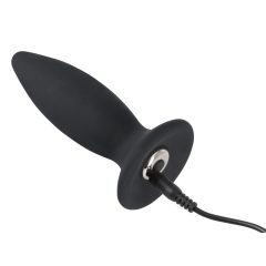   Black Velvet S - Akumulatorowy wibrator analny dla początkujących - mały (czarny)