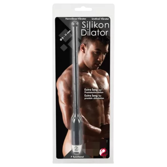 You2Toys - dilator wibracyjny - silikonowy - czarny 8-11 mm