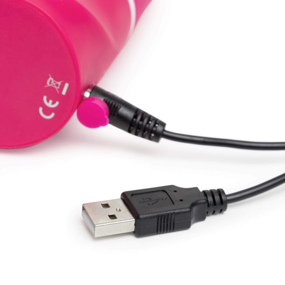 Happyrabbit G-spot - wodoodporny, ładowalny wibrator z różdżką (różowy)