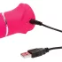 Happyrabbit Thrusting - wibrator pulsacyjny z uchwytem łechtaczkowym (różowy)