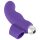SMILE Finger - falowany silikonowy wibrator na palec (fioletowy)