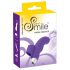 SMILE Finger - falowany silikonowy wibrator na palec (fioletowy)