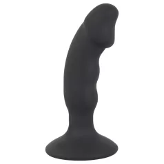   Black Velvets - wibrator analny z penisem - ładowany akumulatorowo - czarny