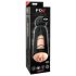 PDX Elite Mega Milker - wibrujący masturbator w formie waginy (czarny)