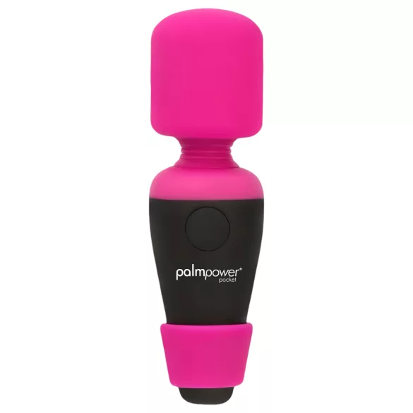 PalmPower - mini wibrator do masażu - różowo-czarny