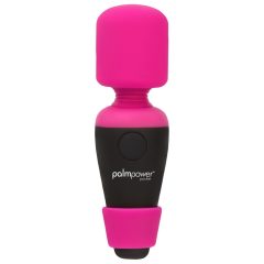   PalmPower Pocket Wand - ładowalny mini masażer-wibrator (różowo-czarny)