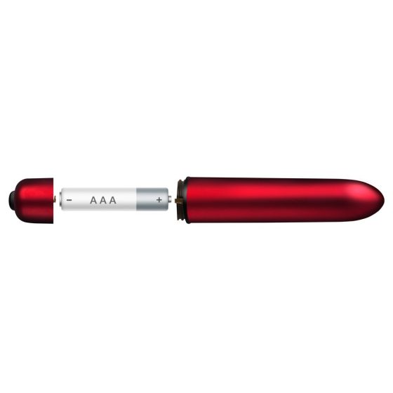 Rouge Allure - normalny wibrator prętowy (10 rytmów) - czerwony