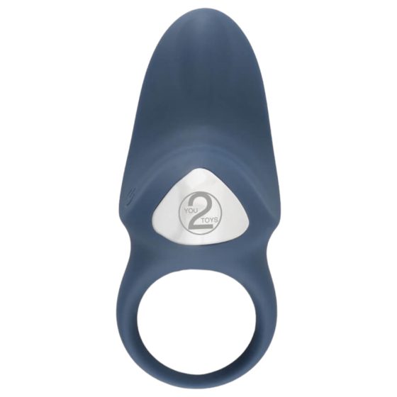 You2Toys - Cock Ring - wibrujący pierścień na penisa na baterie (niebieski)