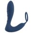You2Toys Prostate Plug - wibrator analny z pierścieniem erekcyjnym (niebieski)