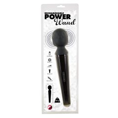   You2Toys Power Wand - akumulatorowy wibrator masujący (czarny)