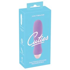   Cuties Mini Purple - wibrator łechtaczkowy - silikonowy - fioletowy