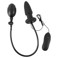 You2Toys - wibrujący nadmuchiwany korek analny - czarny