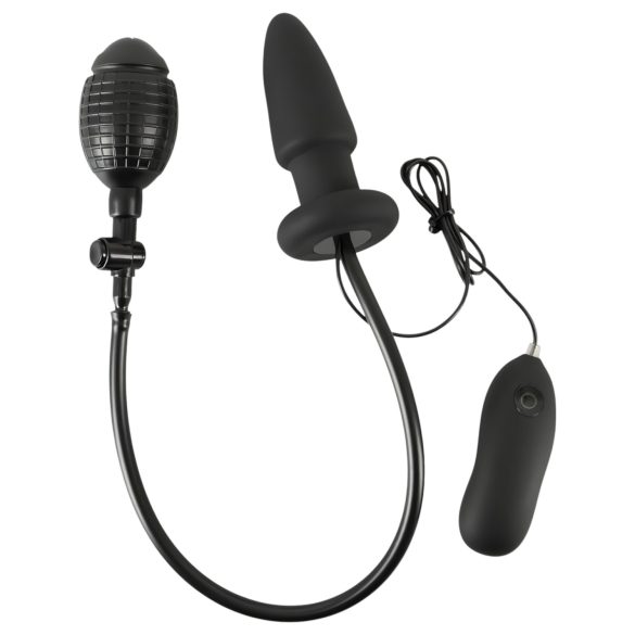 You2Toys - pompowany analny wibrator rozszerzający (czarny)
