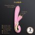G-Vibe GRabbit - akumulatorowy, 3-silnikowy stymulator G-punktu (różowy)