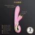 G-Vibe GRabbit - wibrator do punktu G, 3 silniki, ładowalny, różowy