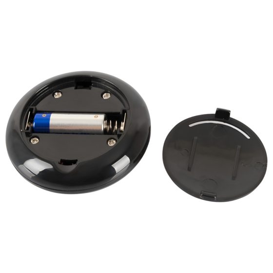 Rebel - akumulatorowy wibrator analny z grzałką radiową (czarny)