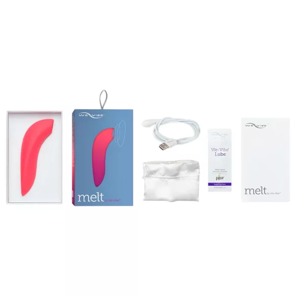 We-Vibe Melt - stymulator łechtaczki falami powietrza sterowany aplikacją (koralowy)