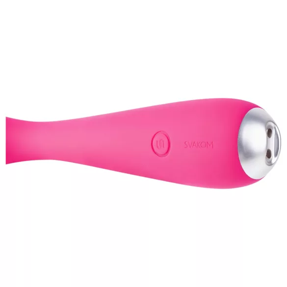 Svakom Iris - wibrator do punktu G akumulatorowy wodoodporny czerwony