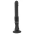 You2Toys - maszyna do seksu - wibrator z przyssawką i funkcją pchania - czarny