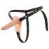 You2Toys - Strap-On - akumulatorowy, przypinany wibrator (naturalny)