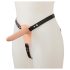 You2Toys - Strap-On - akumulatorowy, przypinany wibrator (naturalny)