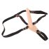 You2Toys - Strap-On - akumulatorowy, przypinany wibrator (naturalny)