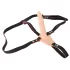 You2Toys - strap-on wibrator z paskiem - ładowany USB - naturalny