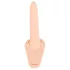 You2Toys - strap-on wibrator z paskiem - ładowany USB - naturalny