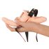 You2Toys - Strap-On - podwójny wibrator do przypięcia (naturalny)