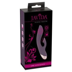   Javida - ładowalny, wodoodporny wibrator łechtaczkowy (fioletowy)