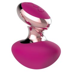   Couples Choice - ładowalny mini wibrator z masażerem (różowy)