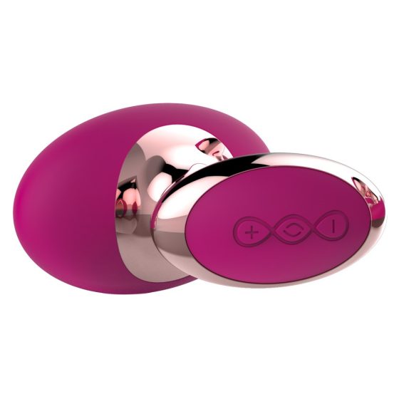 Couples Choice - ładowalny mini wibrator z masażerem (różowy)