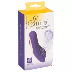   SMILE - wibrujące majtki z pilotem - stymulator łechtaczki - silikon fioletowy